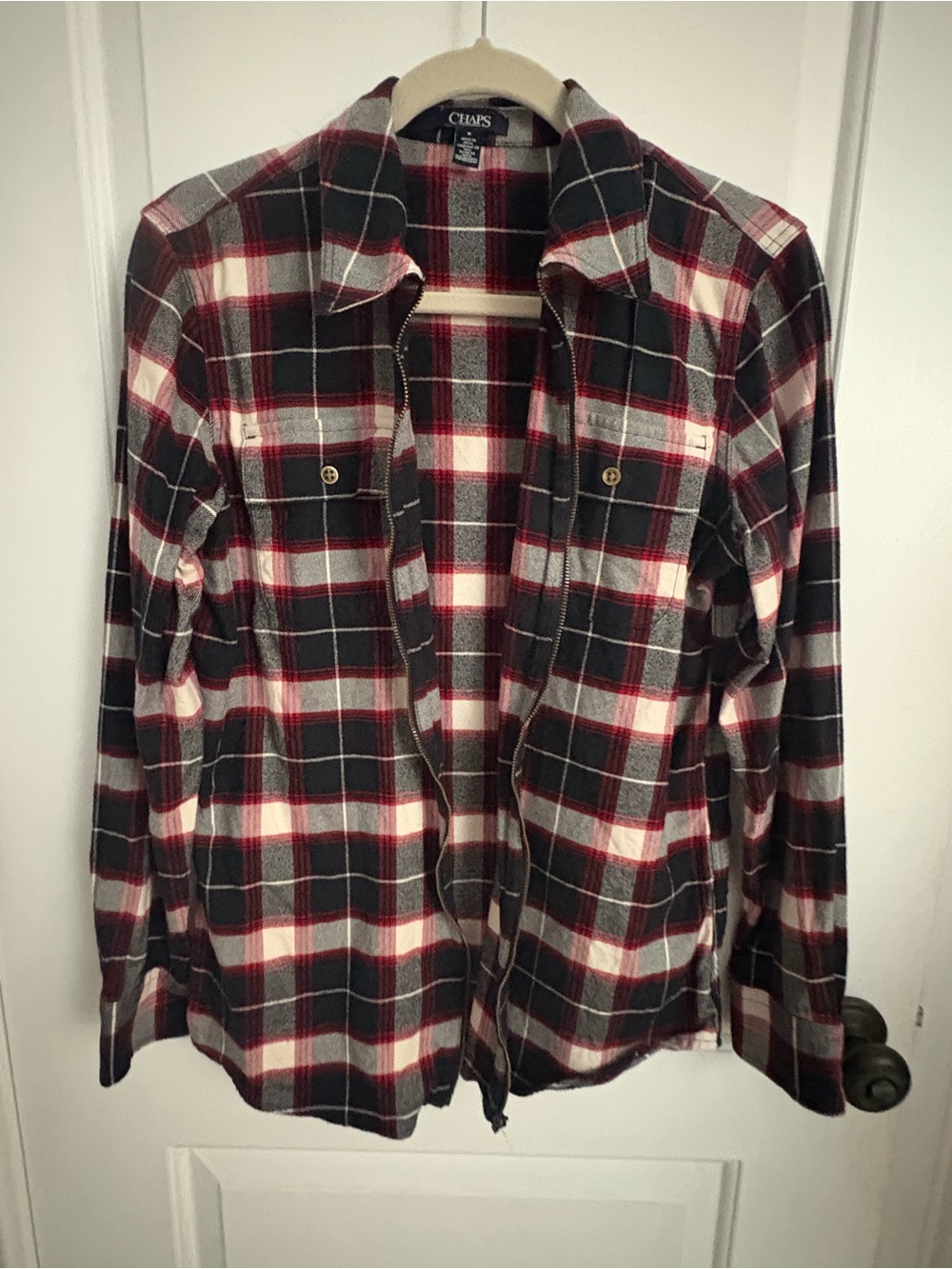 Plaid button down